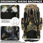 Hiking Backpack for Men 70L/100L Camping Backpack Military Rucksack Molle 3 Days Assault Pack for Climbing | Camping Backpack, 3 Days Assault Pack, for Climbing