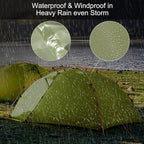 Night Cat Backpacking Tent with Inflatable Sleeping Pad Sleeping Bag for 2 Persons Outdoors Easy Clip Setup Tent Camping Combo Set