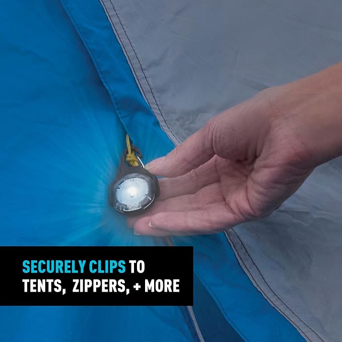 Nite Ize Moonlit Rechargeable Micro Lantern - Portable Mini Lantern for Camping Accessories & Hiking Gear - Features Carabiner Clip with a Weather-Resistant Design