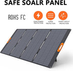 400W Foldable Portable Solar Panel for ALLWEI 1200W 2400W Power Station Solar Generator, IP67 Waterproof, with Adjustable Kickstand for RVs Camping Home and Blackouts