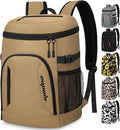 Capolo Cooler Backpack for Men Women Insulated Backpack Cooler Leak Proof Thermal Bag Beverage Soft Cooler Bag Lunch Backpack for Camping 30/45 Cans