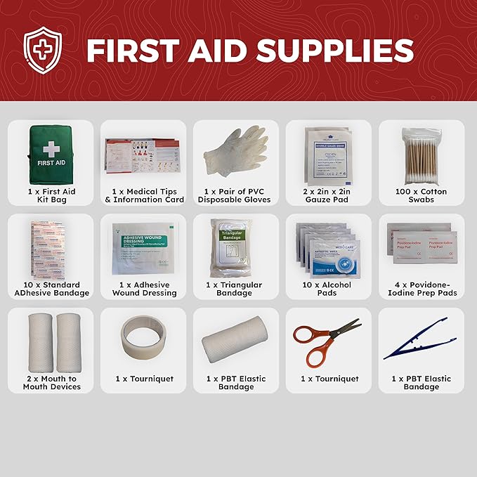 6 Person Emergency Kit/Survival Backpack for 72 Hours for Natural Disasters, Hurricanes, Emergency or Bug Out Situations