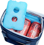 JMEXSUSS Reusable Ice Packs for Cooler, Long Lasting Breastmilk Bottle Storage, Freezer Packs Can Cooler for Lunch Boxes, Beer Soda, Camping