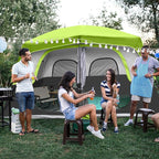 UNP 2/4/6/8 Person Tent, Portable Cabin Tent, Camping Tent 4-Person Easy Set Up, Waterproof with Top Rainfly for Outdoor Camping/Hiking