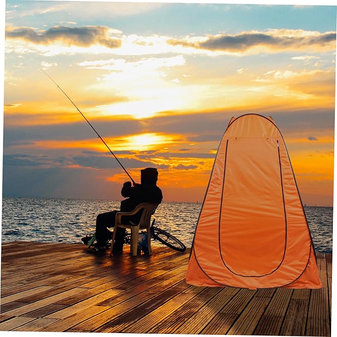 Mipcase Outdoor Camping Tent Heat Retaining Space Quick-Open Changing Portable Inflatable Tent for Beach Fishing Easy to Carry