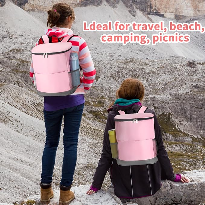 Insulated Cooler Backpack 30 Cans - Leak Proof Beer Backpack Lightweight Cooler Bag for Travel, Camping, Beach, Lunch