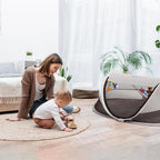 KidCo - Peapod Portable Foldable Mesh Toddler Travel Tent & Storage Bag, Play Tent, Ages 6 Months - 3 Years (Midnight)