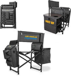 Picnic TIME NFL Unisex-Adult NFL Fusion Camping Chair with Side Table and Soft Cooler, Beach Chair for Adults, Lawn Chair