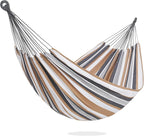 PNAEUT Double Hammocks for Outside, Replacement Outdoor Tree Hammock for Indoor Patio Porch Garden (Coffee, Medium)