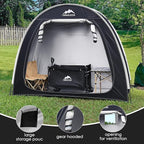 Bike Cover Storage Tent, Outdoor Portable Storage Tent, 210D Oxford Fabric PU4000 Waterproof for 2-3 Bikes, Suitable for Storing Bicycles,Motorcycles,Garden Tools,Lawn Mower,Various Tools