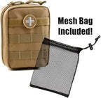 Orca Tactical First Aid Molle Pouch - Heavy Duty IFAK Pouch - Empty Medical Pouch Ideal for Military Use EMTs Law Enforcement Camping and Hiking - Med Pouch for Optimal Organization