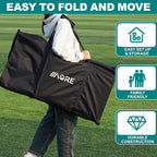 1MORE Soccer Bench - Portable Folding Team Bench, 8 Seats Foldable Sideline Benches, Soccer Chair with Bag & Backrest, Adult Team Chair for Football Camp Sport Events Outdoor Seating.Black -2PACK