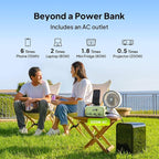 BLUETTI Solar Generator Elite 10 with 60W Solar Panel Included (Ship Separately), 128Wh Mini Power Station with 200W AC Port, Palm-Size Portable Power for Camping, Outages, UPS Backup (Meadow Green)