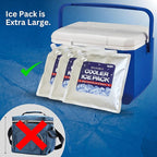 GURIN Reusable Ice Packs for Lunch Box/Coolers, Bag, or Backpack Coolers - Cold Up to 8-12 Hours Long Lasting for Camping Picnic, Outdoor Activities, Food Delivery