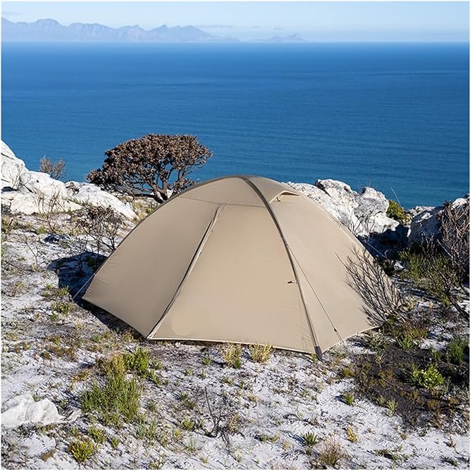 Lightweight Backpacking Tent 2 Person Waterproof 15D Silnylon Camping Trekking Outdoor Shelter