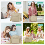 DALINDA Lunch Bag Cooler Bag Lunch Box for Women Men, Insulated Leak Proof LunchBox Lightweight for Picnic,Grocery,Beach,Camping,Travel,Work