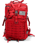 Bug Out Bag Backpack - 50L Tactical Backpack - Great for Survival Essentials (Red)
