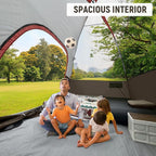 Tents for Camping 6 Person Tent Waterproof Windproof Double Layer Family Camping Tent, Easy Setup Dome Tent with Large Mesh Windows & Wider Door for Outdoor Camping & Hiking