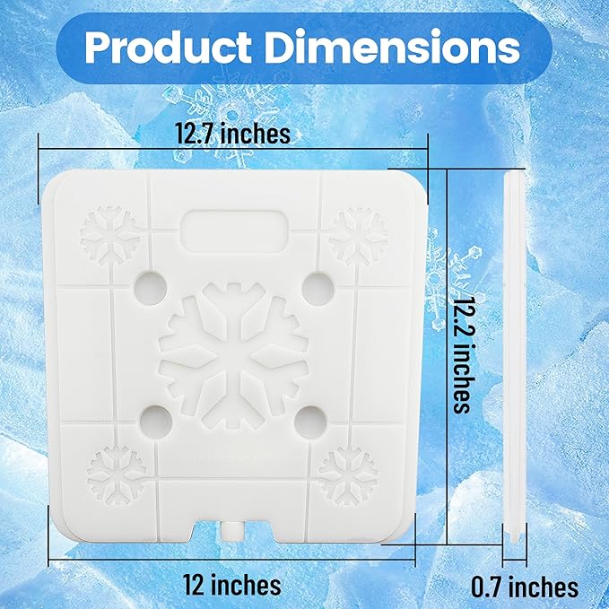 52 QT Ice Pack Cooler Divider, Compatible with RTIC 52QT Ultra Light Cooler, Freezable Cooler Divider, Cooler Accessories