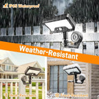 Magnetic Solar Motion Lights Outdoor, Motion Sensor Outdoor Lights with 92 LEDs, 360°Rotatable Adjustable Solar Fence Lights (600 LM,6000 K), Waterproof Security Light for Deck,Gutter,Camping (2 Pack)