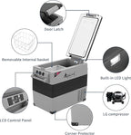 Alpicool LGCF55 Portable Refrigerator 12 Volt Car Freezer 52 Quart Mini Fridge Freezer (-4℉~68℉) for Truck, RV, Vehicle, Travel, Outdoor -12/24V DC