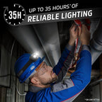 Energizer PRO-260 LED Headlamp,IPX4 Water Resistant Headlamps,High-Performance Head Light for Outdoors,Camping,Running,Storm,Survival LED Light for Emergencies (Batteries Included),(Pack of 16)