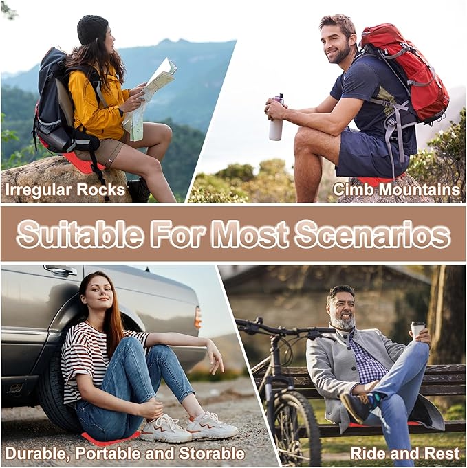 Folding Foam Mat, Mini Portable Lightweight Mini Waterproof Folding Mat Fit for Backpacking Hiking Camping Kneeling Outdoor Activities
