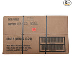 U.S. MRE Meals Ready to Eat (12-Pack) – Military-Grade Emergency Food Supply w/Flameless Heaters – Survival Rations for Camping, Prepping, Disaster Relief (Menu B: 13-24)