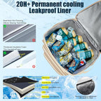 Backpack Cooler Insulated Leak Proof for Men Wowen 36 Cans Soft Cooler Backpack Insulated Waterproof Large Capacity Coolers Bag Portable for Lunch Camping Travel Picnic Hiking