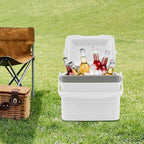 8.5 Liter Camping Cooler, Hard Ice Retention Cooler Lunch Box, Portable Small Insulated Cooler for Outdoor, Beach, Picnic, Travel