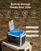 Anker SOLIX C800 Portable Power Station with 200W Solar Panels, 1200W (Peak 1600W) Solar Generator, Full Charge in 58 Min, 768Wh LiFePO4 Battery for Outdoor Camping, RVs, Road Trip, and Power Outages