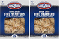 Kingsford Quick Light Fire Starters | Wooden Fire Starters Made with All Natural Hardwood for Grilling, Campfires, & Outdoor Fireplaces | 32 Count Fire Starter Rolls (Pack of 2)