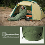BISINNA Mummy Sleeping Bag for Adults 14-41℉ Cold Weather 3-4 Season Camping Sleeping Bags with Compression Sack for Backpacking Hiking Traveling