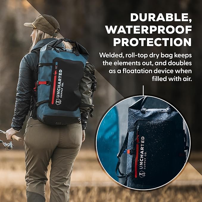 Uncharted Supply Co. The SEVENTY2® Pro 2-Person Survival System – 72 Hour Emergency Preparedness Kit with 60+ Tools for Home, Car, Camping, and Disaster Readiness – Durable Waterproof Go Bag