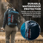 Uncharted Supply Co. The SEVENTY2® Pro 2-Person Survival System – 72 Hour Emergency Preparedness Kit with 60+ Tools for Home, Car, Camping, and Disaster Readiness – Durable Waterproof Go Bag