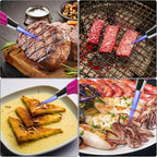 TBTEEK Butane Torch T901, Kitchen Torch Cooking Torch with Safety Lock & Adjustable Flame for Cooking, BBQ, Baking, Brulee, Creme, DIY Soldering(Butane Not Included), Rose
