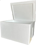 Styrofoam Ice Chest, Insulated Cooler, 68 qt