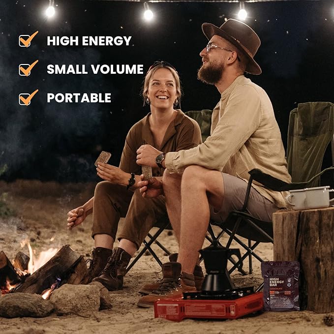 Emergency Food Ration Bars, Chocolate Flavor/Multi Vitamins Survival Tabs Supply for Outdoor Camping Snowstorm Earthquake Disaster Preparedness Kit, 12pcs per box a total of 2 boxes