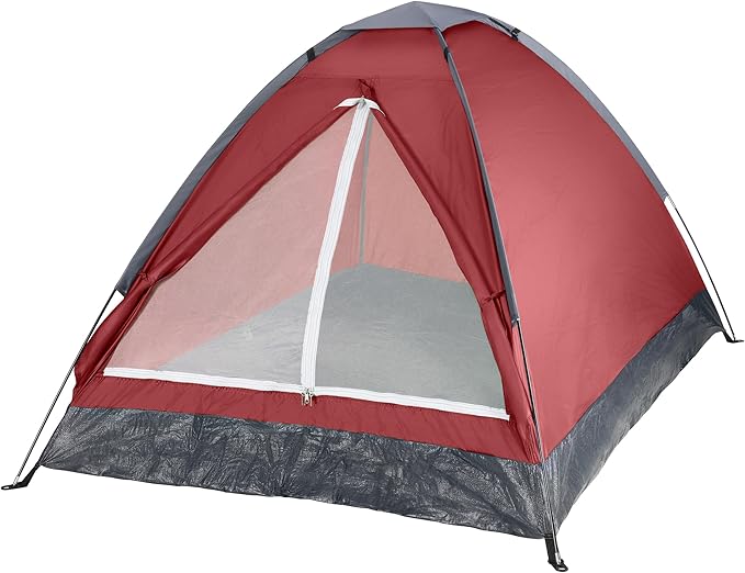 2 Person Camping Tent with Rain Fly and Carrying Bag - Lightweight Outdoor Tent for Backpacking, Hiking, or Beach Use by Wakeman Outdoors
