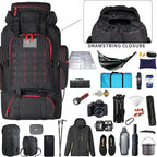 Hiking Backpack for Men 70L/100L Camping Backpack Military Rucksack Molle 3 Days Assault Pack for Climbing | Camping Backpack, 3 Days Assault Pack, for Climbing