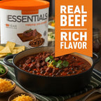 Emergency Essentials Freeze Dried Beef Dices #10 Can | Real Cooked Beef for Long Term Emergency Food Storage | Bite Size Chunks for Everyday Cooking, Soups, Stews, Camping, and Home Preparedness