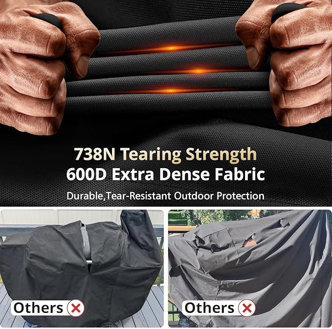 Grill Cover for Pit Boss Austin XL,[900D Strong Tear-Resistant] Wood Pellet Smoker Cover for Pitboss 1000 Series,Waterproof Grill Cover for Pitboss Rancher XL,1100 Pro,1150,Z Grill 1000