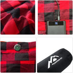 Heated Sleeping Bag pad, Heated Sleeping Bag Liner, Type-C Input, 5+5 Heating Zones, Operated by Power Bank (Battery NOT Included) or Other USB Power Supply. Type-C.