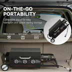 Royal Gourmet PD3001 3-Burner Propane Gas Griddle with Collapsible Stand, 23-Inch Portable Griddle with Side Table & 314 Sq. In. Cooking Area for Camping, Tailgating, Backyard & Patio, Black