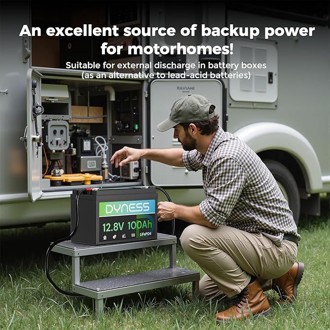 12V 100Ah LiFePO4 Lithium Battery BCI Group 31 with Low-Temp Protection, A+ Grade Cell Built-in 100A BMS, 12.8 Volt Lithium Battery Perfect for RV, Solar System, Off-Grid, Home Energy Storage