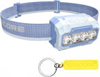 Nitecore HA23 UHE 600 Lumen MCT Outdoor Headlamp Multiple Color Temperatures Lightweight AAA Headlight Tag (Blue)