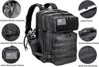 LHI Military Tactical Backpack for Men and Women 45L Army 3 Days Assault Pack Bag Large Rucksack with Molle System