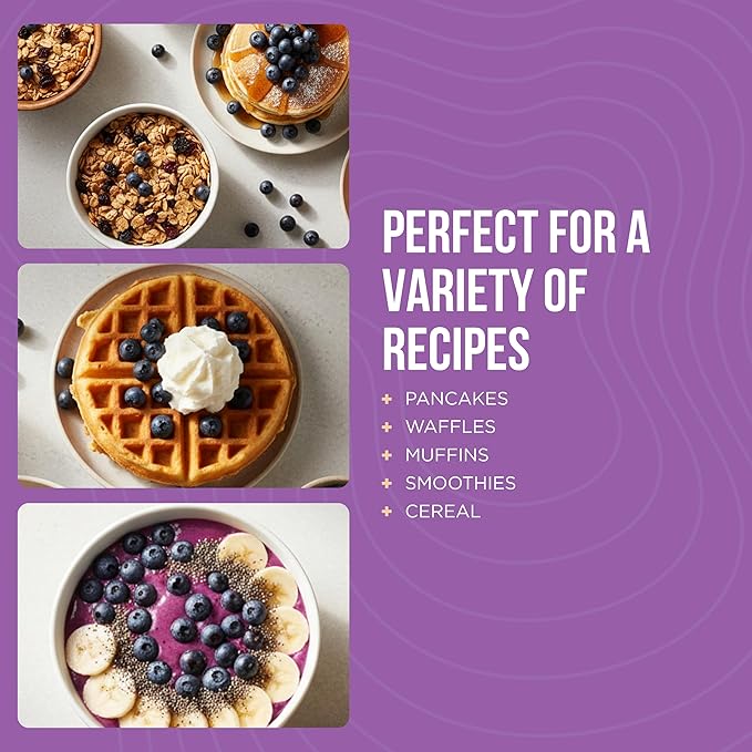 Augason Farms Freeze-Dried Whole Blueberries Emergency Food Supply, 26 Servings, 30 Year Shelf Life, Great for Cooking, Baking, and Snacks - Dehydrated Meals, Survival Food Camping Essentials Can