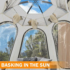 Bubble Tent, AYAMAYA 10x10 FT Screen House for 4-6 People, Outdoor Sports Tent Canopy with Mesh Mosquito Netting for Patio, Camping, Backyard and Outside Activities, Weatherproof Sun Shelter