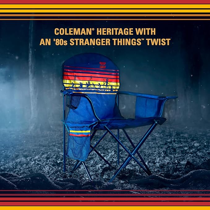 Coleman Stranger Things Outdoor Gear Collection, Limited Edition Stranger Things & Coleman Upside Down Camping Assortment, Cooler/Chair/Tent/Sleeping Bag
